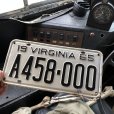 画像1: 60s Vintage American License Number Plate (B843) (1)