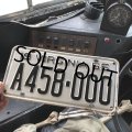 60s Vintage American License Number Plate (B843)