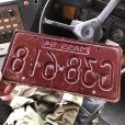 画像2: 60s Vintage American License Number Plate (B839) (2)