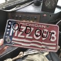 70s Vintage American License Number Plate 200YRS (B822)