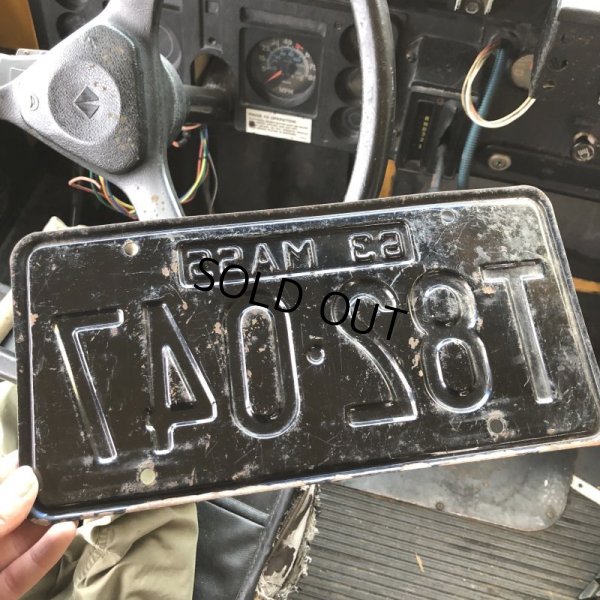 画像2: 60s Vintage American License Number Plate (B837)