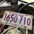 画像1: 50s Vintage American License Number Plate (B851) (1)