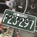 60s Vintage American License Number Plate (B846)