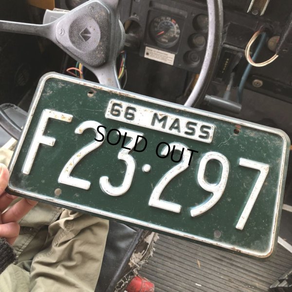 画像1: 60s Vintage American License Number Plate (B846)