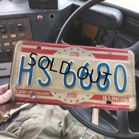 70s Vintage American License Number Plate 200YRS (B817)