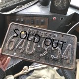 60s Vintage American License Number Plate (B836)