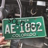 Vintage American License Number Plate (B814)