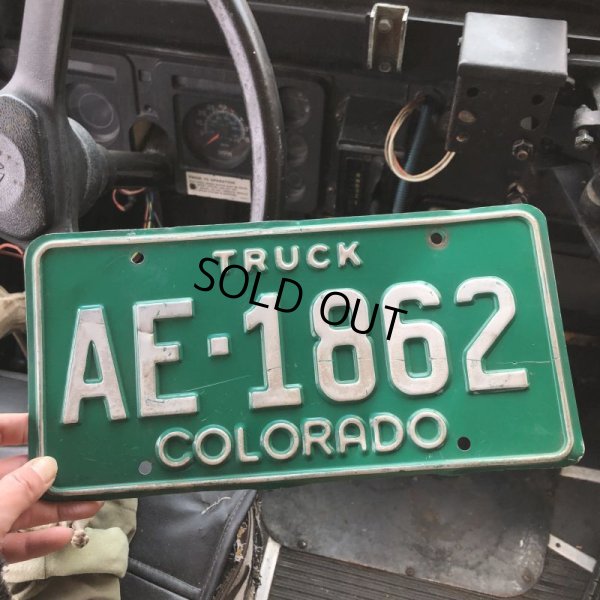 画像1: Vintage American License Number Plate (B814)