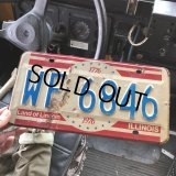 70s Vintage American License Number Plate 200YRS (B819)