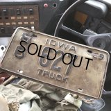 60s Vintage American License Number Plate (B848)