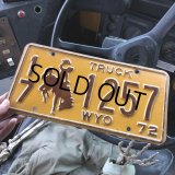 70s Vintage American License Number Plate (B826)