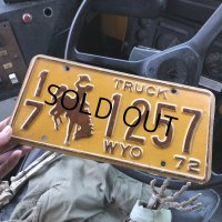 70s Vintage American License Number Plate (B826)