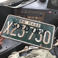 60s Vintage American License Number Plate (B845)
