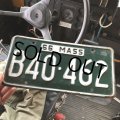 60s Vintage American License Number Plate (B844)