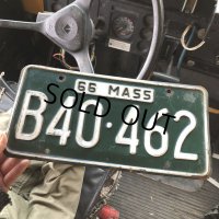 60s Vintage American License Number Plate (B844)
