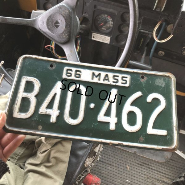 画像1: 60s Vintage American License Number Plate (B844)