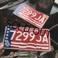 70s Vintage American License Number Plate 200YRS SET (B823)