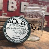 Vintage Minterook PACIFIC OYSTERS Glass Jar 10oz (B856)