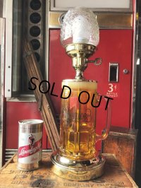 70s Vintage Michelob Advertising Beer Mug Table Lamp (B859) 