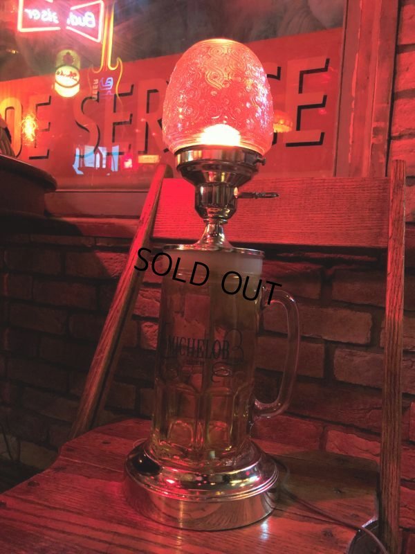 画像14: 70s Vintage Michelob Advertising Beer Mug Table Lamp (B859) 