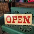 画像12: Vintage U.S.A Wooden OPEN Hand Paint Sign (B911) 