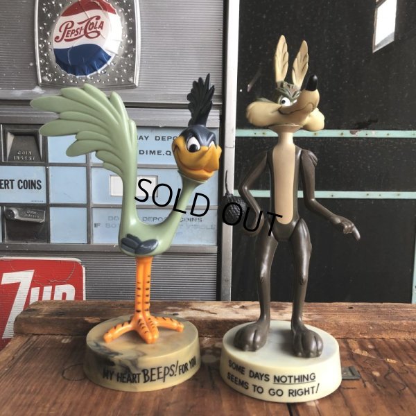 画像12: 70s Vintage Dakin Road Runnner & Wile E. Coyote GOOFY GRAMS Set (B916)