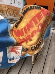 画像9: Vintage MOBIL MOBILGAS Advertising Cloth Banner Large Sign Original (B918)