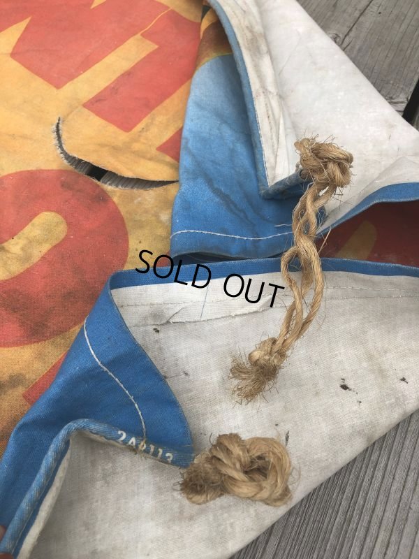 画像16: Vintage MOBIL MOBILGAS Advertising Cloth Banner Large Sign Original (B918)