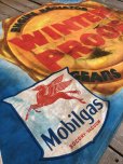 画像6: Vintage MOBIL MOBILGAS Advertising Cloth Banner Large Sign Original (B918)