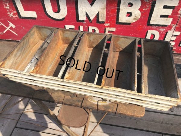 画像7: Vintage CHICAGO METALLIC Loaf Large Bread Pans Industrial (B921)