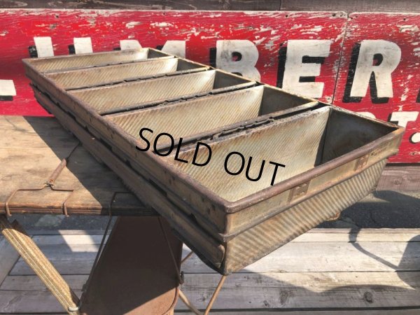 画像4: Vintage CHICAGO METALLIC Loaf Large Bread Pans Industrial (B921)