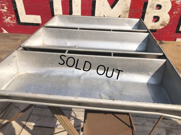 画像4: Vintage Loaf Large Bread Pans Industrial (B919)