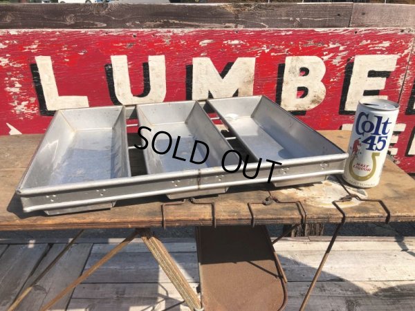 画像7: Vintage Loaf Large Bread Pans Industrial (B919)