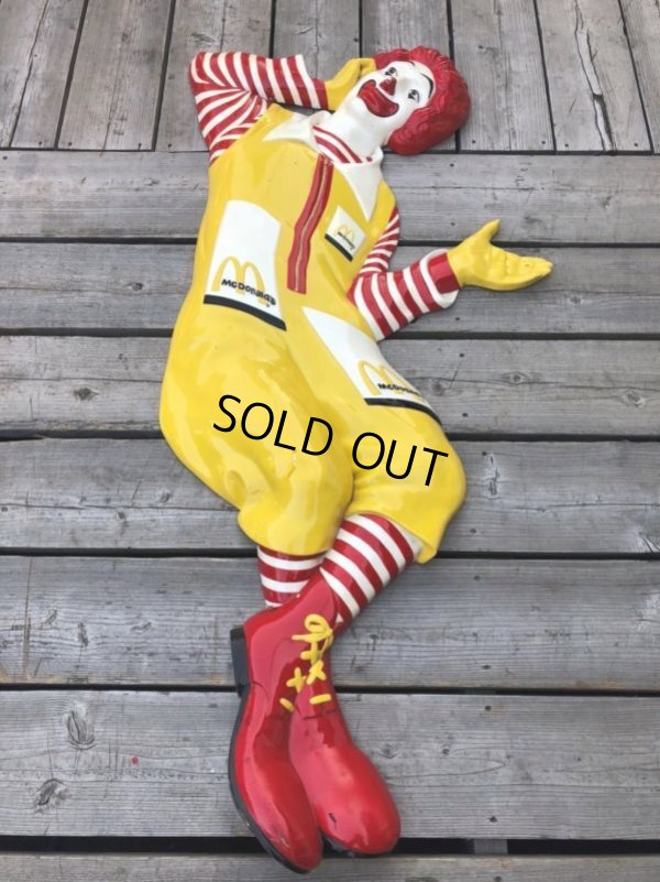 画像7: Vintage McDonald's Ronald Life Size Statue SETMAKERS 3-D Wall Sculpture (B941)
