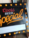 画像3: 80s Vintage Coors Light Beer Motion Chasing Lights Store Display Sign (B942)