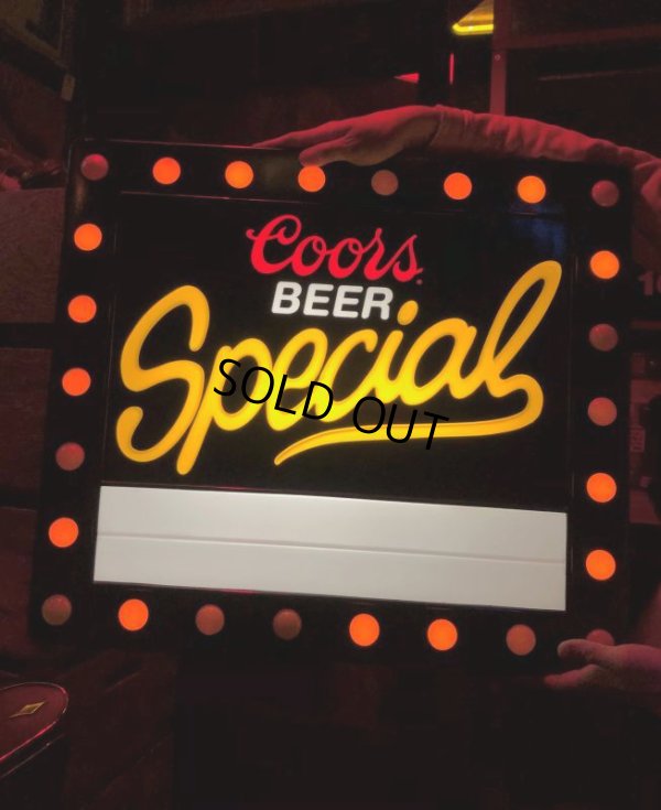 画像12: 80s Vintage Coors Light Beer Motion Chasing Lights Store Display Sign (B942)