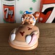 画像1: Vintage I HOP Pancake Kids Meal Toy Chocolate Chip Charlie (B946) (1)