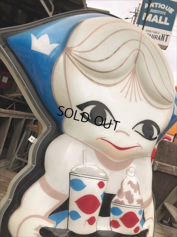 画像3: Vintage Dairy Queen "Dutch Girl" DQ Huge Lighted Sign Very Rare! Hard to Find!!!!!! (B953)