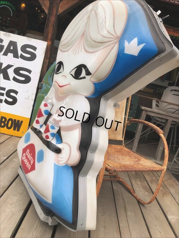 画像4: Vintage Dairy Queen "Dutch Girl" DQ Huge Lighted Sign Very Rare! Hard to Find!!!!!! (B953)
