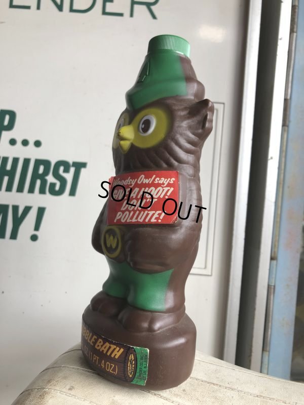 画像8: 60s Vintage Woodsy Owl Bubble Bath Soaky Bottle (B954)