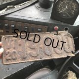 20s Vintage American License Number Plate / 1920 VT 19-000 (B860)
