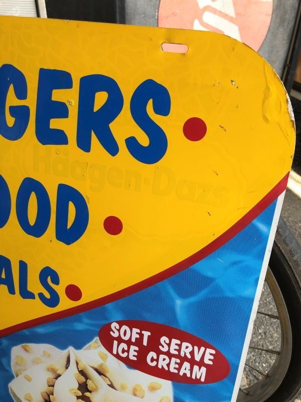 画像7: Vintage Nestle & Haagen-Dazs Advertising Metal Double Sided Sign (B955)