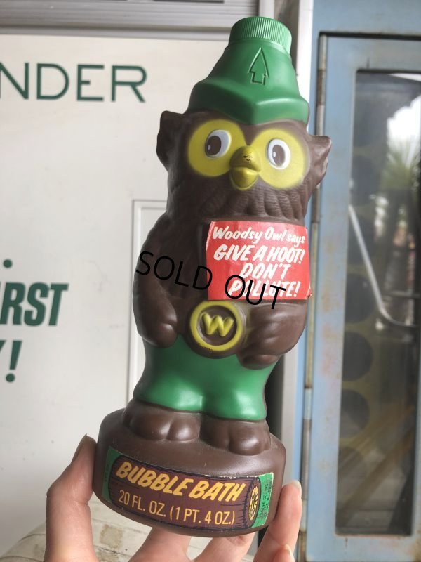 画像10: 60s Vintage Woodsy Owl Bubble Bath Soaky Bottle (B954)