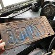 画像2: 40s Vintage American License Number Plate / 1949 ILLINOIS B71036 FRONT (B901) (2)