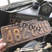 20s Vintage American License Number Plate / 1927 PENNA 482-890 (B866)