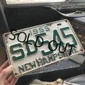 50s Vintage American License Number Plate / 1955 NEW HAMPSHIRE SD545 (B908)