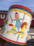 画像14: 50s Vintage Howdy Doody COOKIE-GO-ROUND Tin Can (B961)