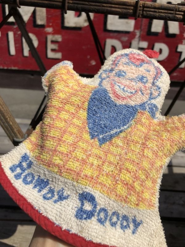 画像3: 50s Vintage Howdy Doody Wash Cloth Hand Puppet (B960)