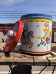 画像4: 50s Vintage Howdy Doody COOKIE-GO-ROUND Tin Can (B961)