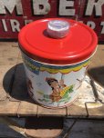 画像6: 50s Vintage Howdy Doody COOKIE-GO-ROUND Tin Can (B961)